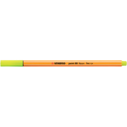 Fineliner - point 88 - Neonfarbe, leuchtfarbengelb