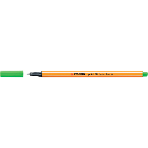 Fineliner - point 88 - Neonfarbe, leuchtfarbengrün