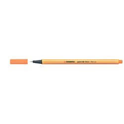 Fineliner - point 88 - Neonfarbe, leuchtfarbenorange