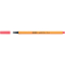 Fineliner - point 88 - Neonfarbe, leuchtfarbenrot