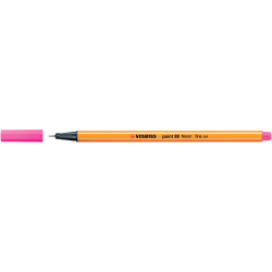 Fineliner - point 88 - Neonfarbe, leuchtfarbenrosa