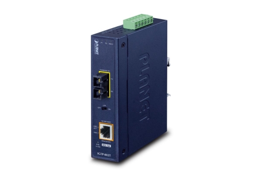 PLANET Industrial Media Converter IGTP-802T PoE+ 550m