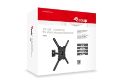 Equip Wandhalterung 23-55/1TFT schwenkb.2Gelenke 30Kg sw retail
