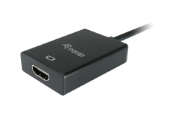 Equip Adapter HD15->HDMI-A/3.5mm/USB-A St/Bu +Audio schwarz