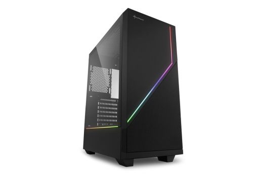 Sharkoon Gehäuse RGB FLOW ATX 1xGlas schwarz