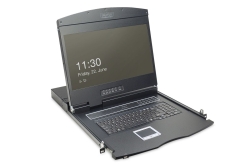 DIGITUS Konsole 19 TFT 16-Port CAT 5 KVM & Touchpad, DE