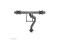 Neomounts TIS 10-32 2TFT 1 Gelenk schwarz Max.16KG
