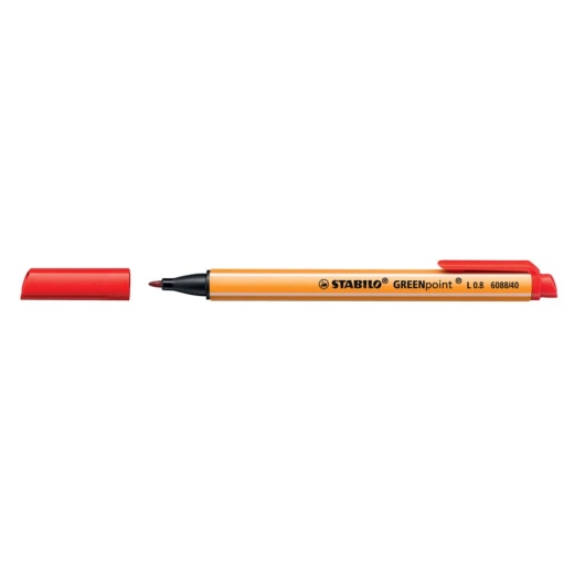 Filzschreiber GREENpoint® - 0,8 mm, rot