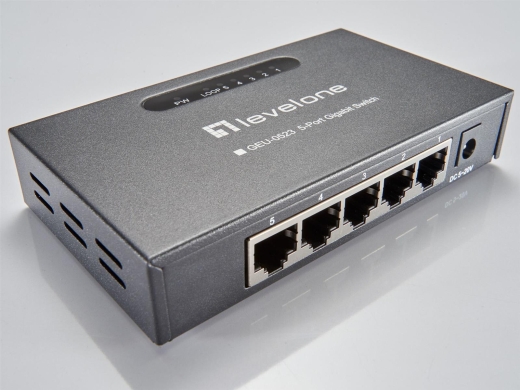 LevelOne Switch 5xGE unmanaged Metall