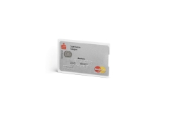 DURABLE Kreditkartenhülle RFID SECURE 3 Stück silber