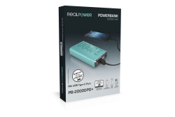RealPower Powerbank PB-20000 PD+ Nutopia 20.000mAh