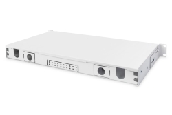 DIGITUS LWL Spleißbox 1HE unbestückt ausziehbar schnellversc