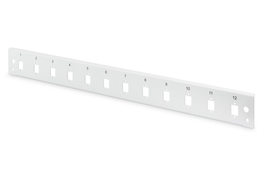 DIGITUS LWL Spleißbox Frontblende 1HE 12xLC DX schnellversch