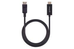 MANHATTAN 4K@60Hz DisplayPort auf HDMI-Kabel 1,8m schwarz