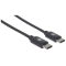 MANHATTAN USB C Anschlusskabel USB2.0 C-Stecker/C-Stecker 1m