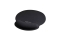 DELOCK Mauspad mit Handballenauflage rund schwarz