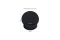 DELOCK Mauspad mit Handballenauflage rund schwarz