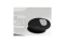 DELOCK Mauspad mit Handballenauflage rund schwarz