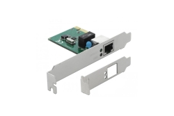 DELOCK Gigabit LAN 1x RJ45 +Low Profile Delock