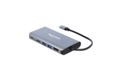 DELOCK USB-C Dockingstation 4K-HDMI/DP/USB3.0/SD/LAN/PD 3.0