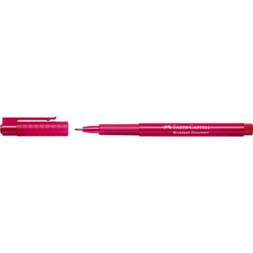 Fineliner BROADPEN 1554 - 0,8 mm, rot (dokumentenecht)