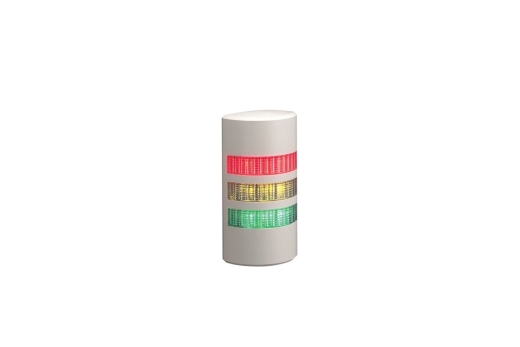 PATLITE Halbsäule WEP-302FB-RYG Wandm. Buz LED R-Y-G weiss