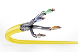 DIGITUS Cat.7A S/FTP, Verlegekabel, 500 m, simplex, Dca