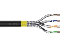DIGITUS Cat.7A S/FTP, Verlegekabel, 500 m, simplex, Dca
