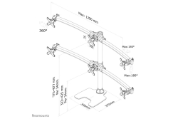 Neomounts TIS 10-27 6TFT 6Gelenke schw. Max.8KG