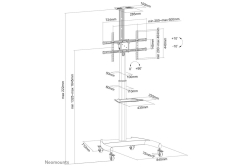 Neomounts BOS 37-70 1TFT Max.50KG schwa (Speditionsversand)