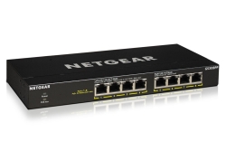 NETGEAR Switch 8x GE GS308PP unmanaged, lüfterlos