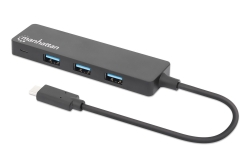 MANHATTAN 4-Port USB 3.2 Gen 1 Hub C-Stecker auf 4x A-Buchse