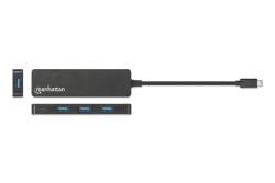 MANHATTAN 4-Port USB 3.2 Gen 1 Hub C-Stecker auf 4x A-Buchse