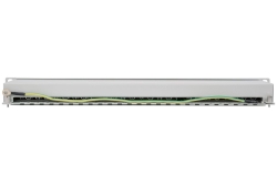 INTELLINET 24-Port Cat6a Patchpanel FTP 1HE grau