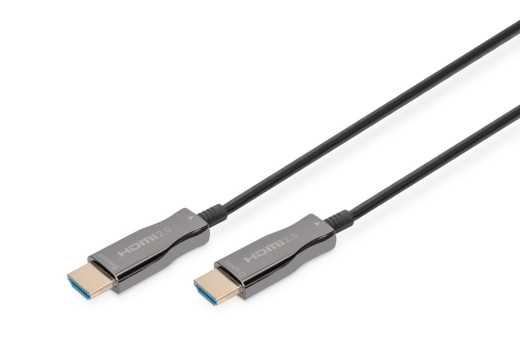 DIGITUS HDMI AOC Hybrid Glasfaserkabel, UHD 4K, 15 m