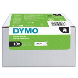 DYMO D1 Polyesterband Vorteilspack 9mmx7m schw->weiß 10St