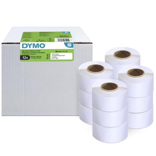 DYMO LW-Adressetiketten Vorteilspack 28x 89mm 12Rl 130St/Rl
