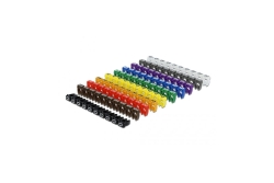DELOCK Kabelmarker Clips 0-9 farbig 100St.