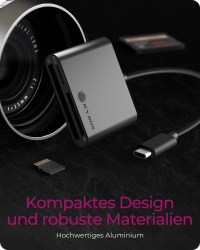 Adapter IcyBox ext. Multi Kartenleser Type-C USB 3.0...