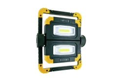 Schwaiger LED Multifunktions-Strahler 2x500 Lumen Gelb