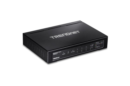 TRENDnet Switch 6 Port Gbit PoE+ 65W Metall