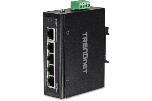 TRENDnet Industrie Switch 5 Port Fast Ethernet L2 DIN-Rail