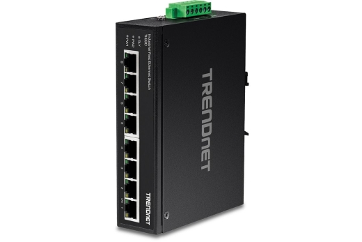 TRENDnet Industrie Switch 8 Port Fast Ethernet L2 DIN-Rail
