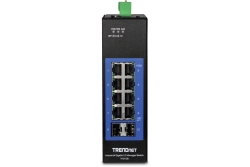 TRENDnet Industrie Switch 10 Port Gbit Manag.L2+ DIN-Rail