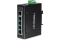 TRENDnet Industrie Switch 5 Port Fast Eth. PoE+ L2 DIN-Rail