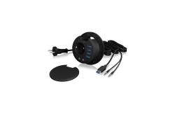 Hub 4-Port IcyBox USB 3.0 IB-Hub1430 Tisch-Hub extern retail