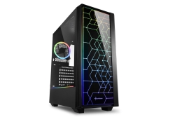 Sharkoon Gehäuse RGB LIT 100 ATX 1xGlas schwarz