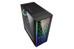 Sharkoon Gehäuse RGB LIT 100 ATX 1xGlas schwarz