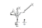 Logilink TIS 17-27 3TFT 4Gelenke silb. Max. 7KG Gasdr.fed.