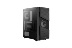 AeroCool Geh Midi Menace RGB/TG Black MicroATX/ATX/MiniITX
